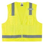 image of Ergodyne GloWear High-Visibility Vest Type R 8249Z LY XS - Size X-Small - Lime - 24021