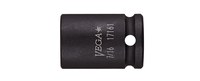 Vega Industries Thin Wall 1/4 in Impact Socket - 1/4 in Square Drive - 1.0 in Length - S2 Modified Steel - 10141