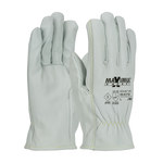 image of PIP Maximum Safety 09-K3750 White Large Grain Goatskin Welding Glove - Straight Thumb - 09-K3750/L