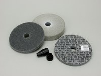 image of 3M Scotch-Brite XL-WL Unitized Aluminum Oxide Deburring Disc & Wheel Set - Medium Grade(s) Included - 6 in Diameter Included - 16405