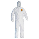image of Kimberly-Clark Kleenguard Chemical-Resistant Coveralls A30 46113 - Size Large - White