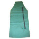 image of Chicago Protective Apparel Green FR Duck Heat-Resistant Apron - 24 in Width - 48 in Length - 548-GFRD