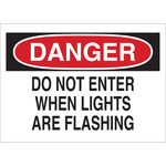image of Brady B-120 Fiberglass Reinforced Polyester Rectangle White Door Sign - 14 in Width x 10 in Height - 69101