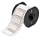 image of Brady Permasleeve B33-750-2-7642 Die-Cut Printer Sleeve - 2 in x 0.75 in - Polyolefin - White - B-7642 - 96743