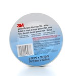 image of 3M 764 White Marking Tape - 3 in Width x 36 yd Length - 5 mil Thick - 43183
