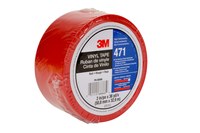 image of 3M 471 Blue Marking Tape - 1/4 in Width x 36 yd Length - 5.2 mil Thick - 07205