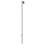 image of 3M DBI-SALA 6100573 Silver Stainless Steel Fixed Ladder SRL Anchor - 4 ft Length - 840779-19679