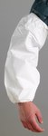 image of Ansell Microchem 2500 White Polyethylene Chemical-Resistant Arm Sleeve - 076490-18005