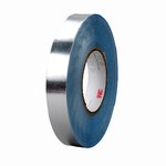 image of 3M 435 Silver Aluminum Tape - 1 in Width x 36 yd Length - 8 mil Total Thickness - 95650