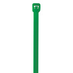 image of Green Colored Cable Ties -.14 in x 5.5 in - 8162