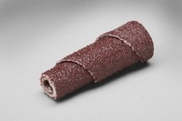 image of 3M 341D Cartridge Roll 97244 - Full Tapered - 3/8 in x 1 in - Aluminum Oxide - P180 - Very Fine