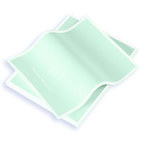 image of ITW Texwipe Texwrite TX Loose Sheet Paper - 11 in x 8.5 in - Blue / White - TX5800