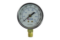 image of Coilhose 1/4 in Hydraulic Gauge GH195000 - Chrome - 30438
