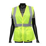 image of West Chester Viz-Up High-Visibility Vest 47207/LXL - Size Large/XL - Yellow - 50515