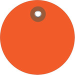image of Shipping Supply Orange Vinyl Plastic Tags - 12555