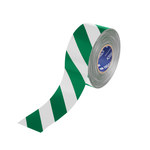 image of Brady ToughStripe Max Green, White Marking Tape - 3 in Width x 100 ft Length - 0.024 in Thick - 62906
