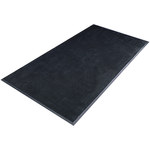 image of Black Rubber Rubberized Entry Mat - 39 in Length - SHP-8764