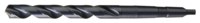 image of Cleveland 2411 1 1/8 in Taper Shank Drill C12518 - Right Hand Cut - Radial 118° Point - Steam Oxide Finish - 11.75 in Overall Length - 7.125 in Spiral Flute - High-Speed Steel - #3 Morse Taper Shank
