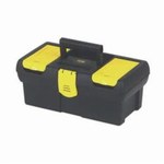 image of Stanley Yellow/Black Plastic Toolbox - 12.5 in Length - 7 in Wide - STST13011