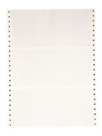 Brady Datab DAT-39-292-2.5 Clear / White Vinyl Dot Matrix Printer Label - 1 in Width - 1 in Height - B-292