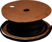 image of Brady Bradymark HSA-127-BK Black Polyolefin Continuous Thermal Transfer Printer Heat-Shrink Tubing - 100 ft Length - 0.25 in Min Wire Dia to 0.5 in Max Wire Dia - 662820-03732