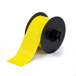 image of Brady B30C-2500-509-YL Printer Label Roll - 2.5 in x 25 ft - Polyester - Yellow - B-509 - 21003