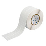 image of Brady THT-37-428-10 Die-Cut Printer Label Roll - 1.5 in x 1/2 in - Polyester - Silver - B-428 - 30213