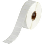 image of Brady THT-125-499-1.5-SC Die-Cut Printer Label Roll - 0.9 in x 1/2 in - Nylon - White - B-499 - 80366