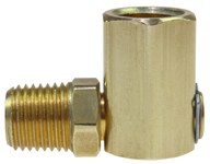 image of Coilhose Elbow Swivel L0404S - 1/4 in FPT x 1/4 in MPT Thread - 22208