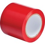 image of Brady Red Floor Marking Tape - 4 in Width x 108 ft Length - 0.0055 in Thick - 01499