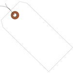image of Shipping Supply White Vinyl Plastic Tags - 13166