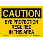 image of Brady B-558 Recycled Film Rectangle Yellow PPE Sign - 14 in Width x 10 in Height - 118269