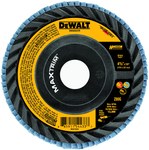 image of Dewalt MAXTRIM Type 27 Flap Disc 54433 - Zirconia - 4 1/2 in - 80
