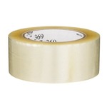 image of 3M Tartan 369 Clear Box Sealing Tape - 48 mm Width x 100 m Length - 1.6 mil Thick - 20552
