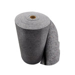 image of Spilfyter Recycled Fiber Rag Rug Roll 521040 - Gray - 42307
