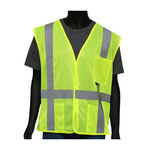 image of West Chester Viz-Up High-Visibility Vest 47217/L - Size Large - Yellow - 50567