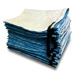image of Meltblown Technologies Blue/White 16.6 gal Oil Spill Absorbent Sweep - 19 in Width - 100 ft Length - 636266-99128