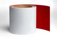 3M 5557 White Water Contact Indicator Tape - 12 in Width x 180 yd Length - 10.2 mil Thick - 55925