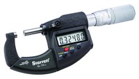 image of Starrett Carbide LCD Outside Micrometer - 733.1MEXFL-25