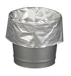 image of Justrite 26802 Disposal Unit Replacement Pail - 4 gal - Silver - 07219