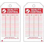 image of Brady 86568 Red on White Polyester General Inspection General Inspection Tag - 3 in Width - 5 3/4 in Height - B-851