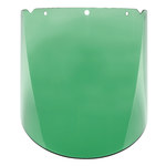 image of MSA V-Gard Green Polycarbonate Visor - 10.37 in Width - 17 in Height - 641817-02602