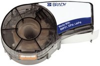 image of Brady M21-750-499 Printer Label Cartridge - 3/4 in x 16 ft - Nylon - Black on White - B-499 - 89965