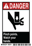 image of Brady B-302 Polyester Rectangle White Equipment Safety Sign - 3.5 in Width x 5 in Height - Laminated - 83974