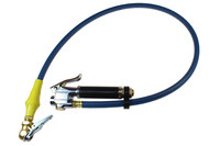 image of Coilhose Inflator Gauge, 10-120 psi, 12" Hose, Bleeder, Clip-On Chuck TGC133 - 32004