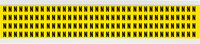 image of Brady 3400-N Letter Label - Black on Yellow - 1/4 in x 3/8 in - B-498 - 34024