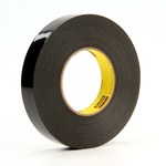 image of 3M Scotch 226 Black Solvent Resistant Masking Tape - 1 in Width x 60 yd Length