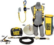 image of DBI-SALA Fall Protection Kit 7611907, Universal Polyester Webbing Harness, 50 ft Polyester/Polypropylene Lifeline - 01314