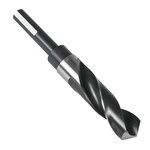 image of Precision Twist Drill R57 1 11/32 in Reduced Shank Drill 5999554 - Right Hand Cut - Bright/Steam Tempered Finish - 6 in Overall Length - 3 in Flute - High-Speed Steel - Reduced Flattened Shank