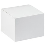 image of White Gift Boxes - 8 in x 8 in x 6 in - 3341